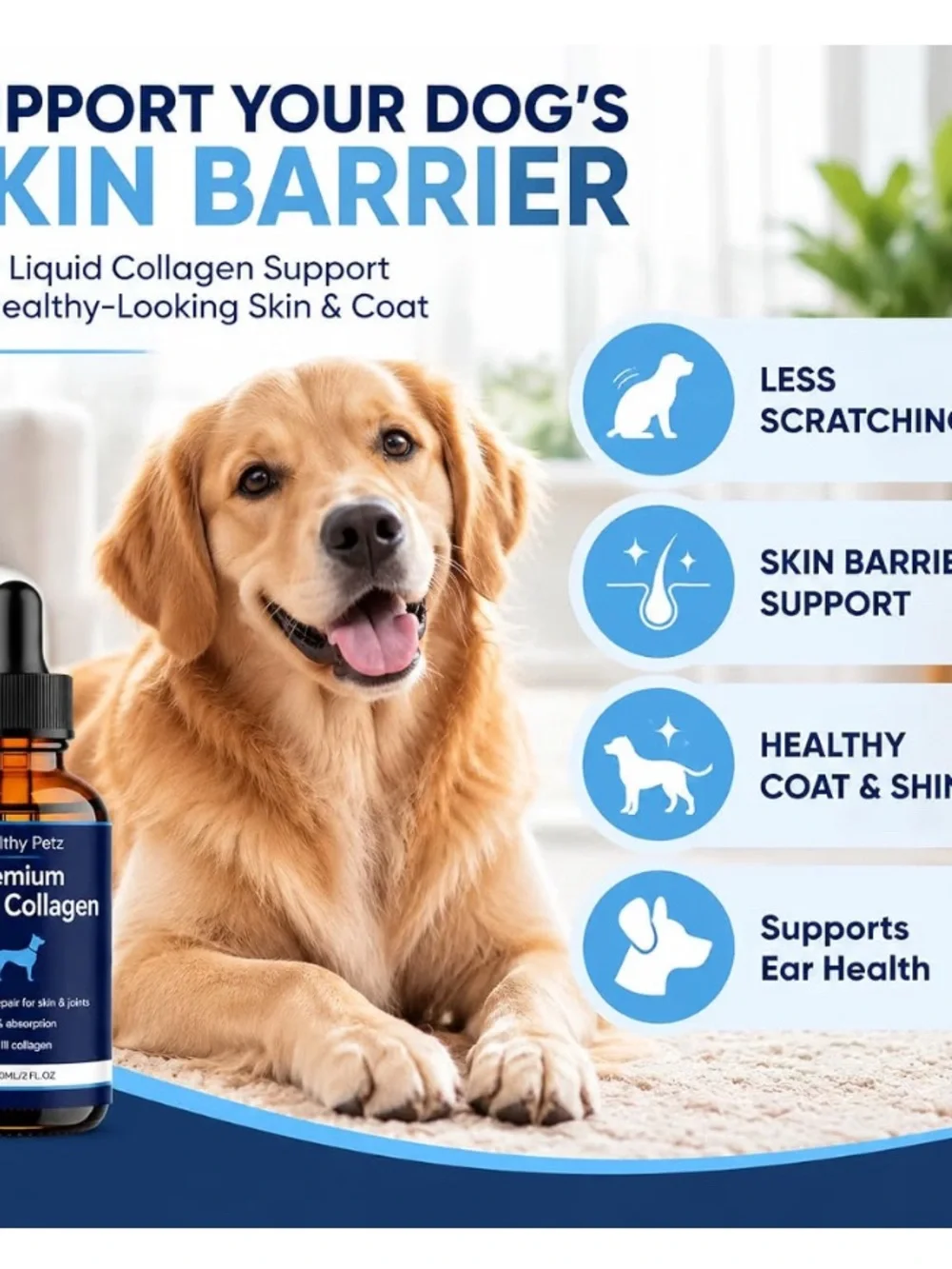 Healthy Petz BUY ONE Get ONE FREE Liquid Collagen for Dogs 💝